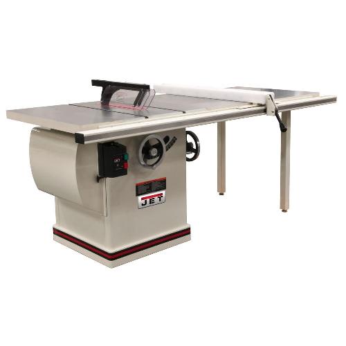 JET 10 XACTA SAW, 5HP, 1PH, LEFT-TILT TABLESAW, 50 FENCE